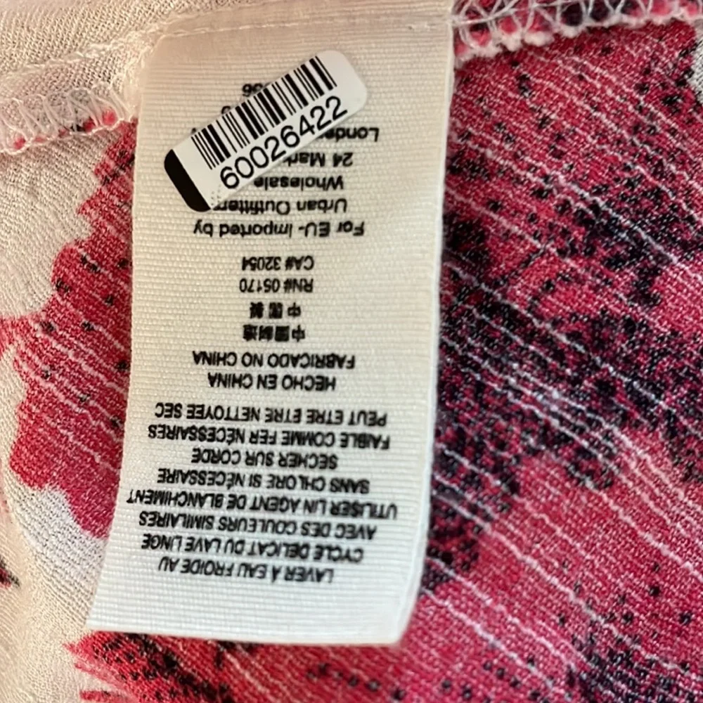 Free People French Quarter Floral Mini Wrap Dress NWOT